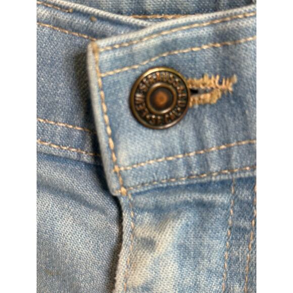 Levi’s with a Skosh vintage distressed painted used jeans size 33 - Picture 7 of 13